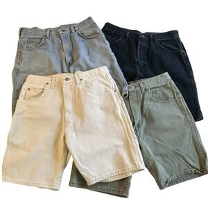Mens Shorts Size 32 Vintage Wrangler Bundle Denim Jeans Cowboy Summer